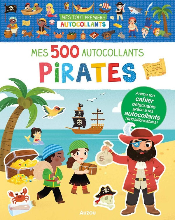 500 autocollants : Pirates Jeux & loisirs créatifs OLF