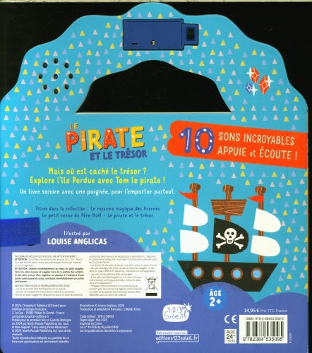 Mon livre sonore à emporter : le pirate et le trésor Livres OLF
