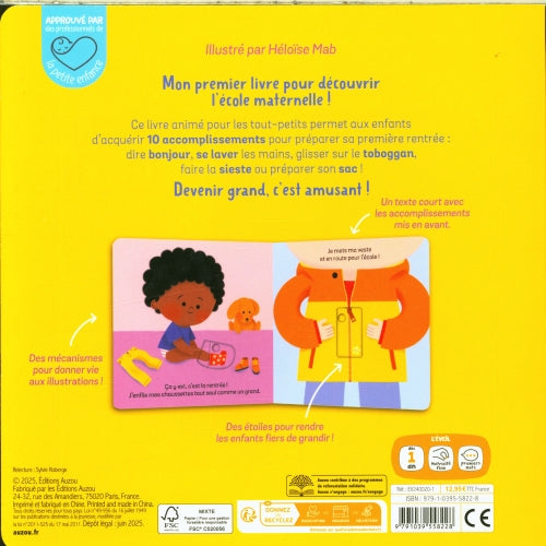 Je deviens grand, vive l'école Livres OLF