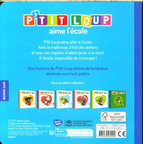 P'tit loup aime l'école Livres OLF