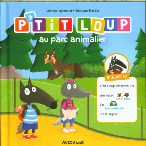 P'tit loup au parc animalier Livres OLF
