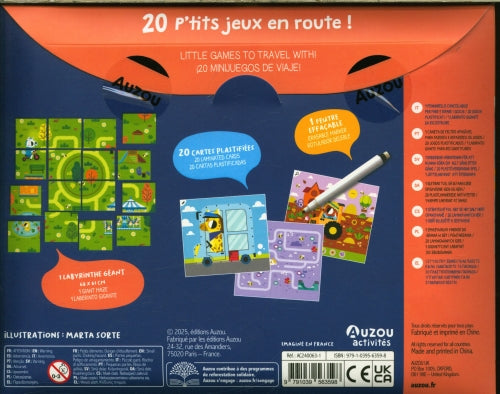 20 p'tits jeux en route Jeux & loisirs créatifs OLF
