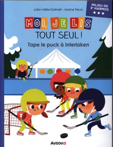 Moi je lis tout seul en milieu de 3P Harmos : Tape le puck à Interlaken