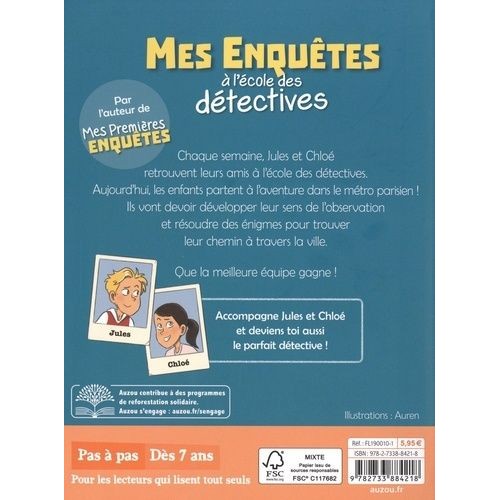 Mes enquêtes à l’école des détectives T.2 : Destination mystère Livres OLF