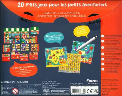 20 p'tits jeux pour les petits aventuriers - Enfant dès 3 ans Jeux & loisirs créatifs OLF