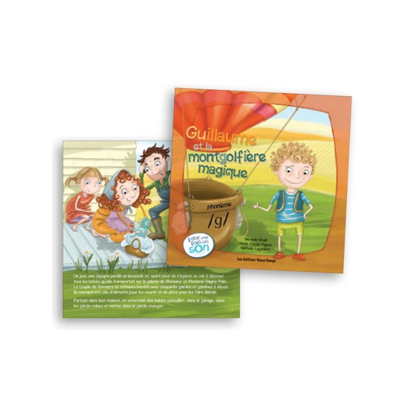 Guillaume et la montgolfière magique Livres Servidis