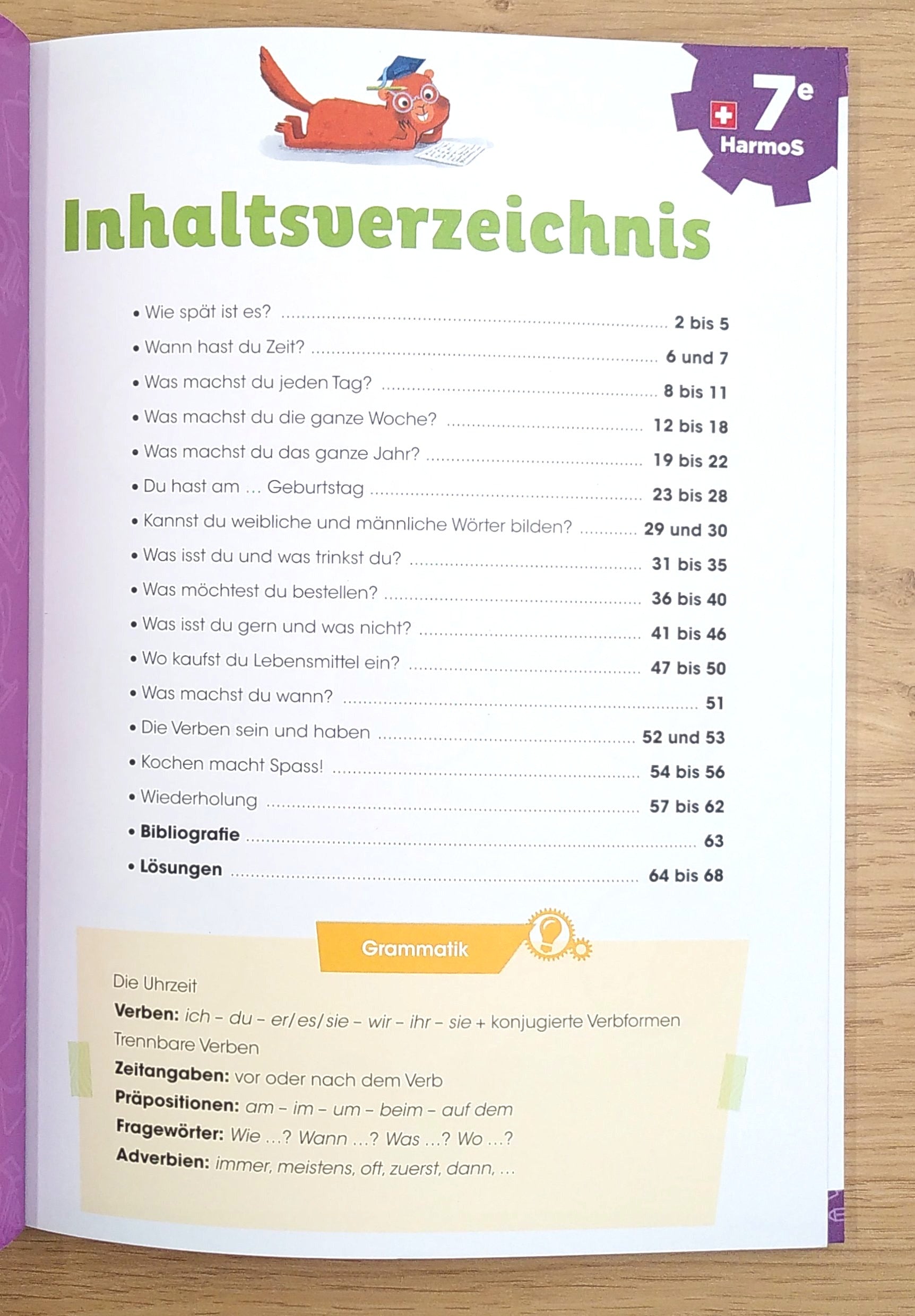 7ème HarmoS - Je progresse en allemand Appuis scolaires La family shop