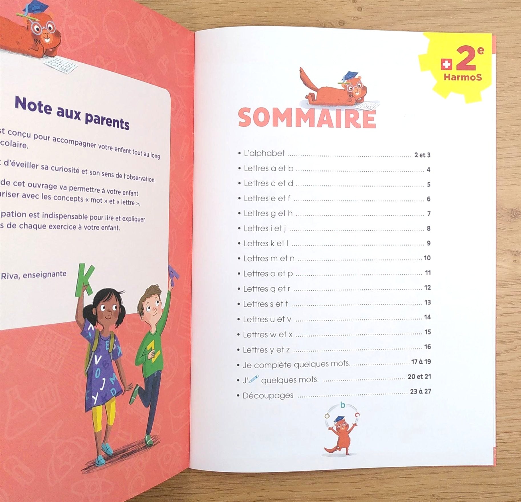 2ème Harmos - Je progresse en lecture et alphabet Appuis scolaires La family shop