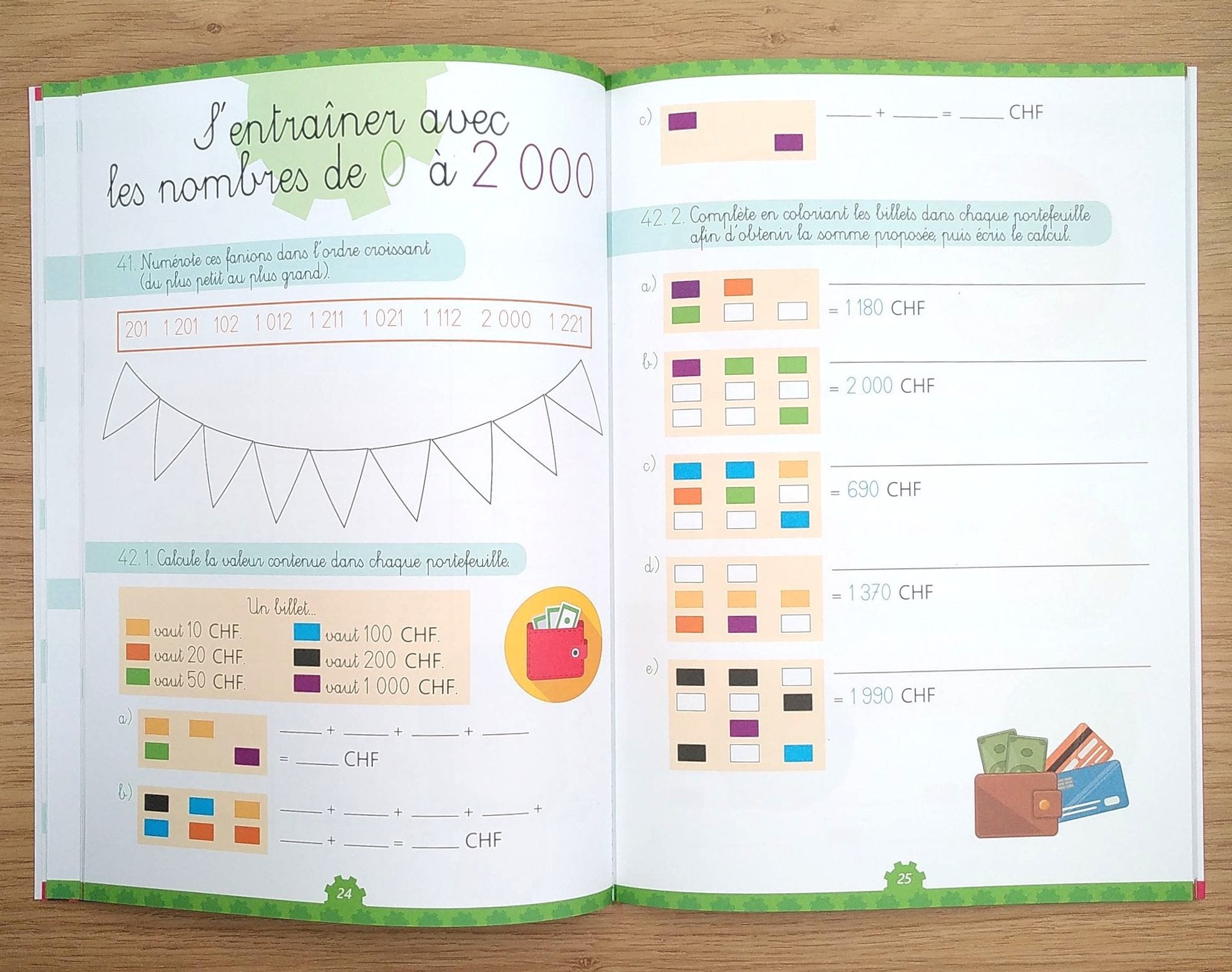 5ème HarmoS - Je progresse en calcul mental et problèmes Appuis scolaires La family shop