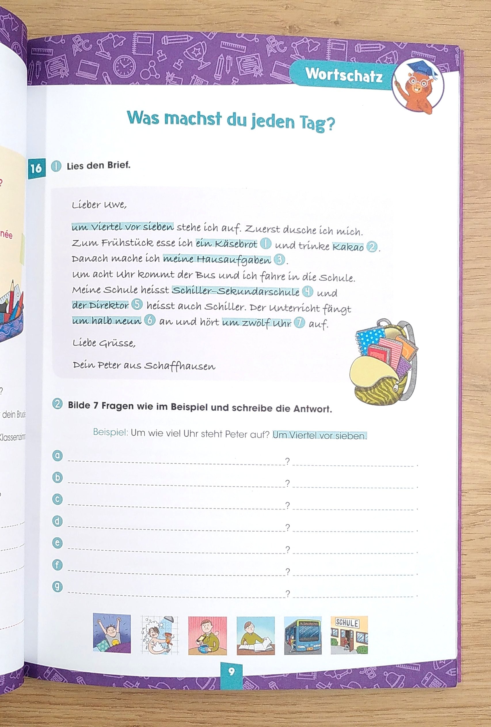 7ème HarmoS - Je progresse en allemand Appuis scolaires La family shop