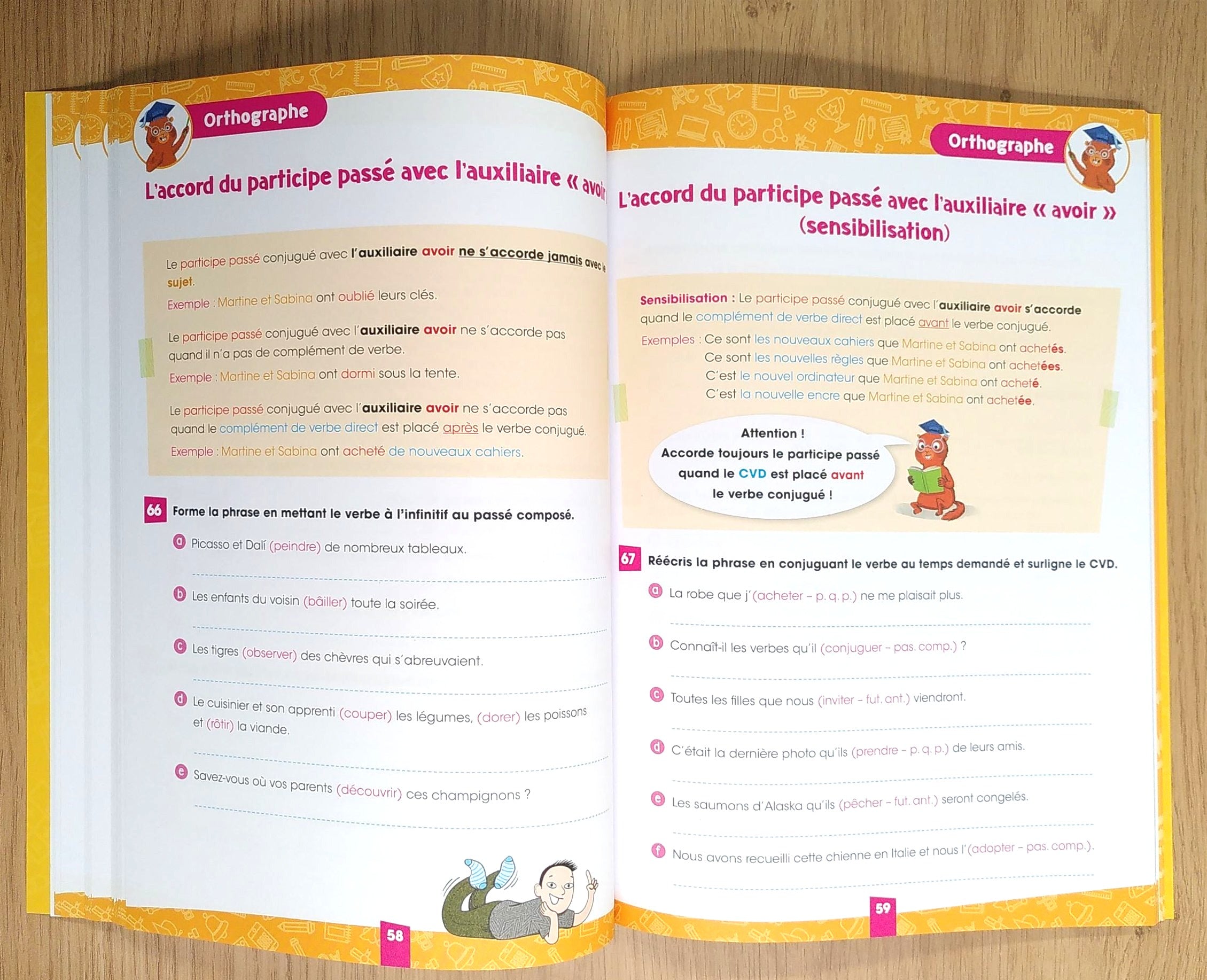 8ème HarmoS - Je progresse en français - Grammaire et orthographe Appuis scolaires La family shop