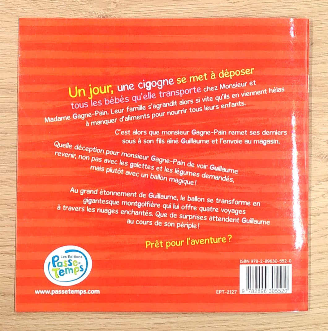 Guillaume et la montgolfière magique Livres Servidis