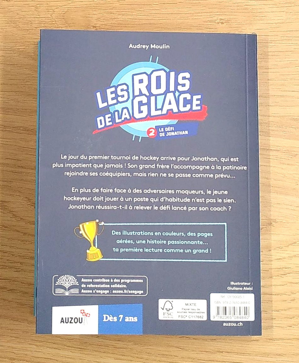 Les rois de la glace T2: Le défi de Jonathan Livres OLF