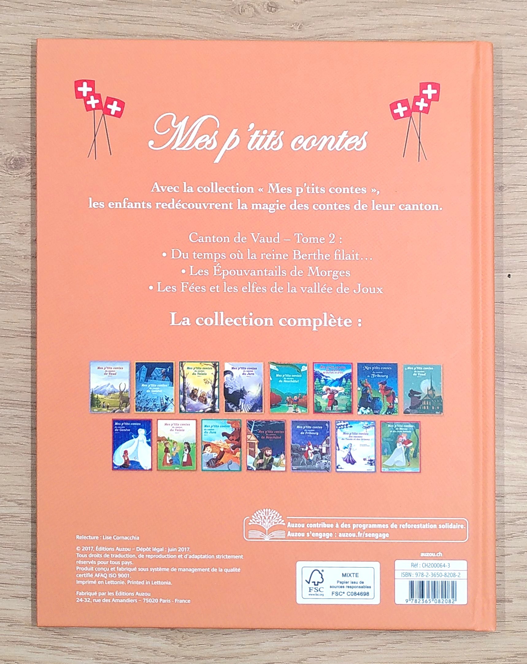 Mes p'tits contes du canton de Vaud - Tome 2 Livres OLF