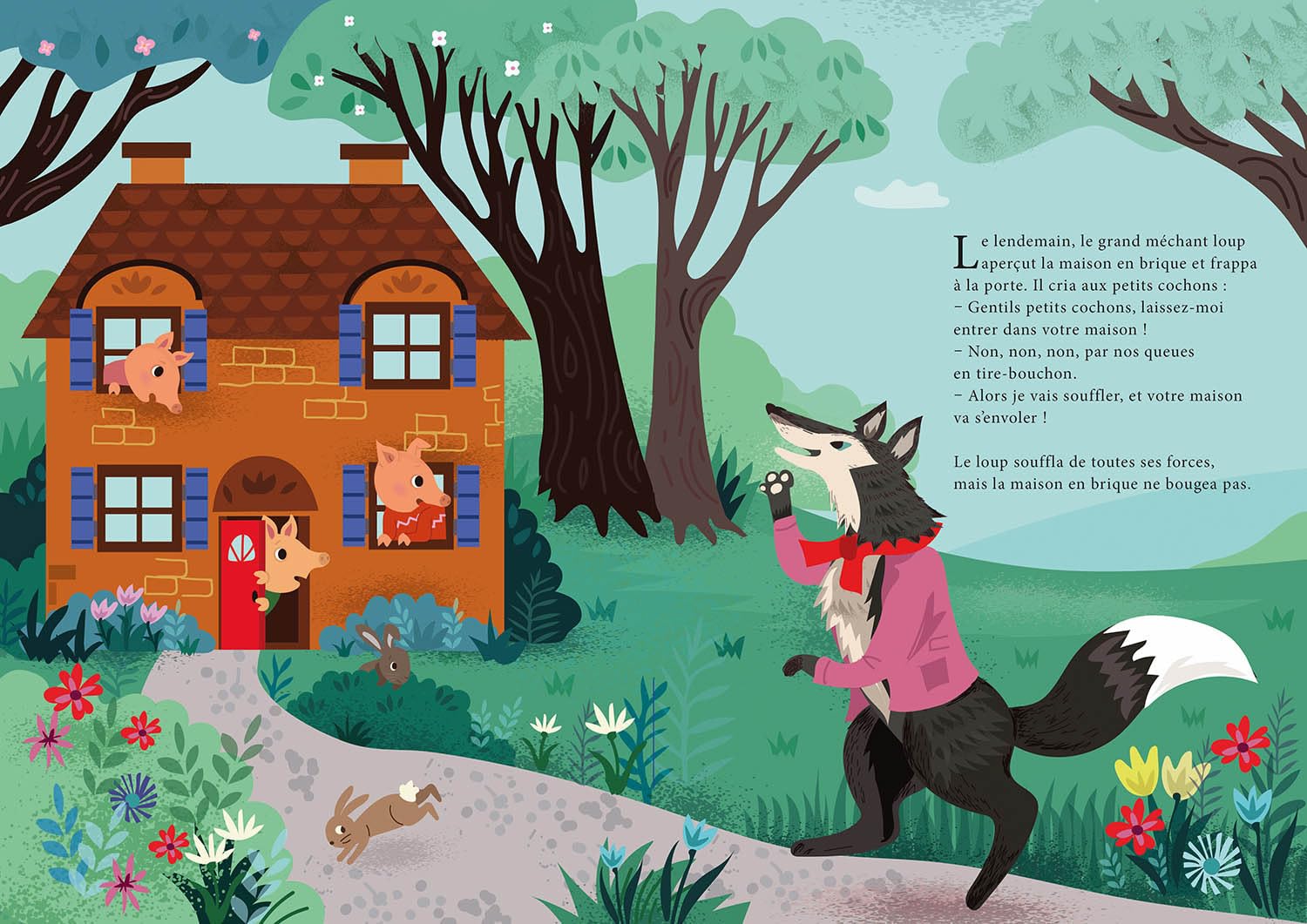 Les trois petits cochons - livre projecteur Livres OLF