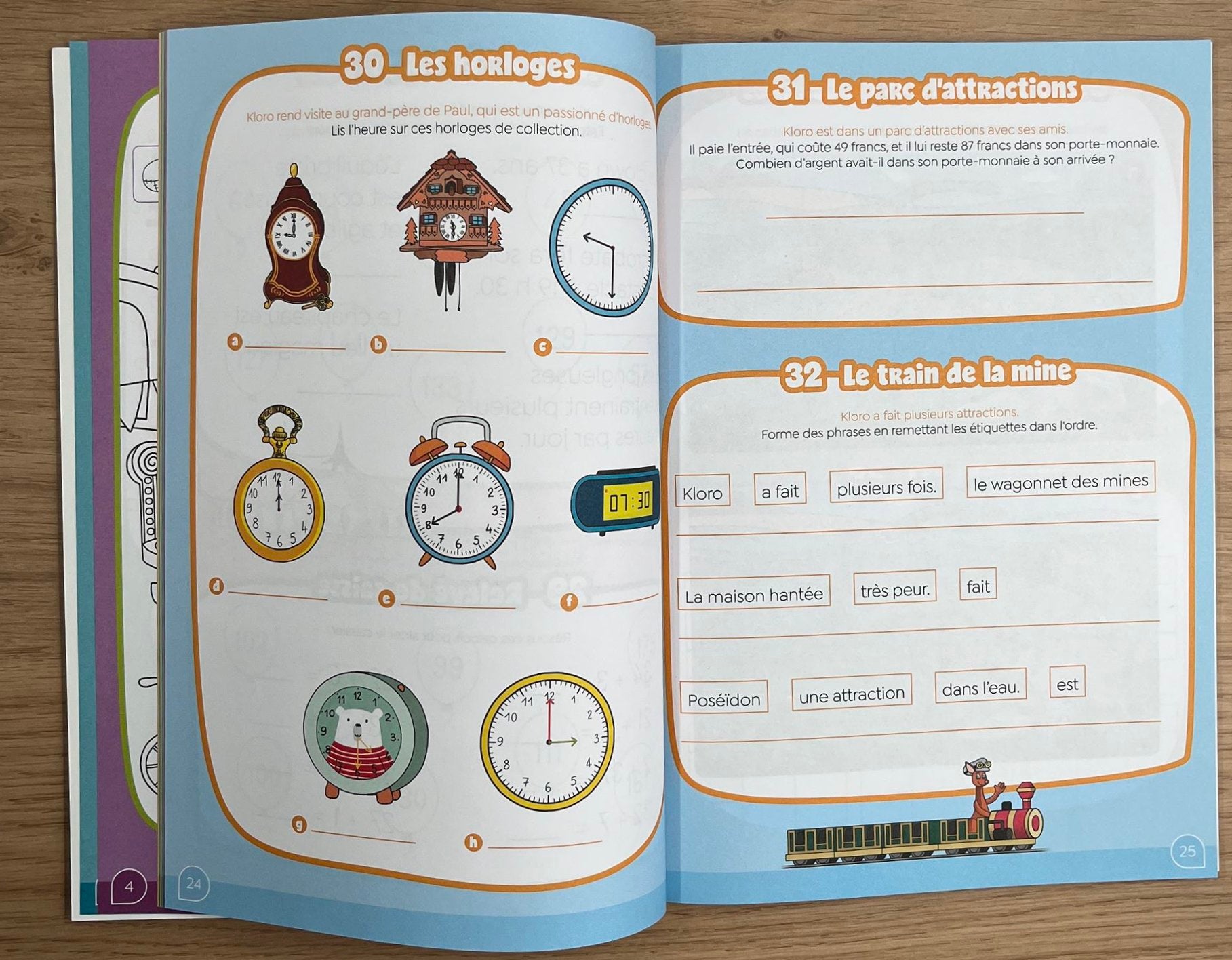 125 jeux avec Klorophile - 3P - 6 à 7 ans. Cahiers de jeux OLF