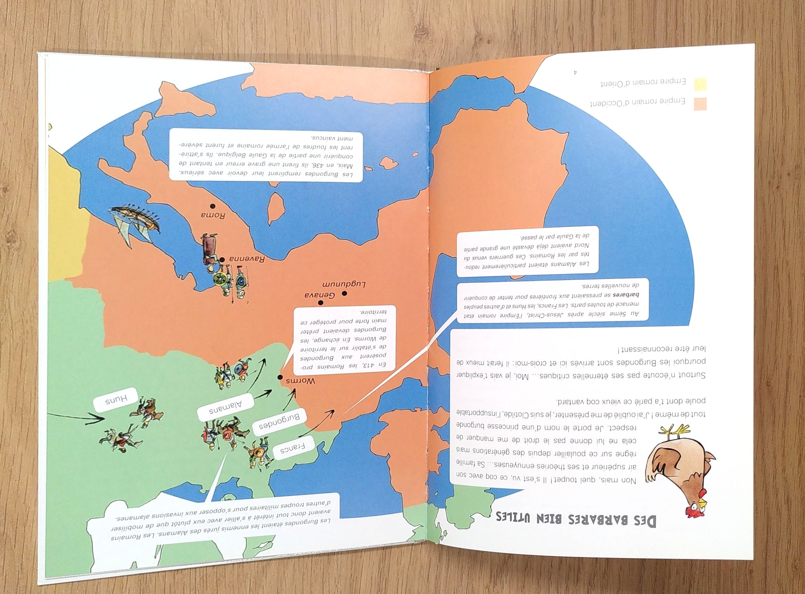 Les Burgondes à Genève, un livre pour enfant sur le Moyen-âge Livres OLF