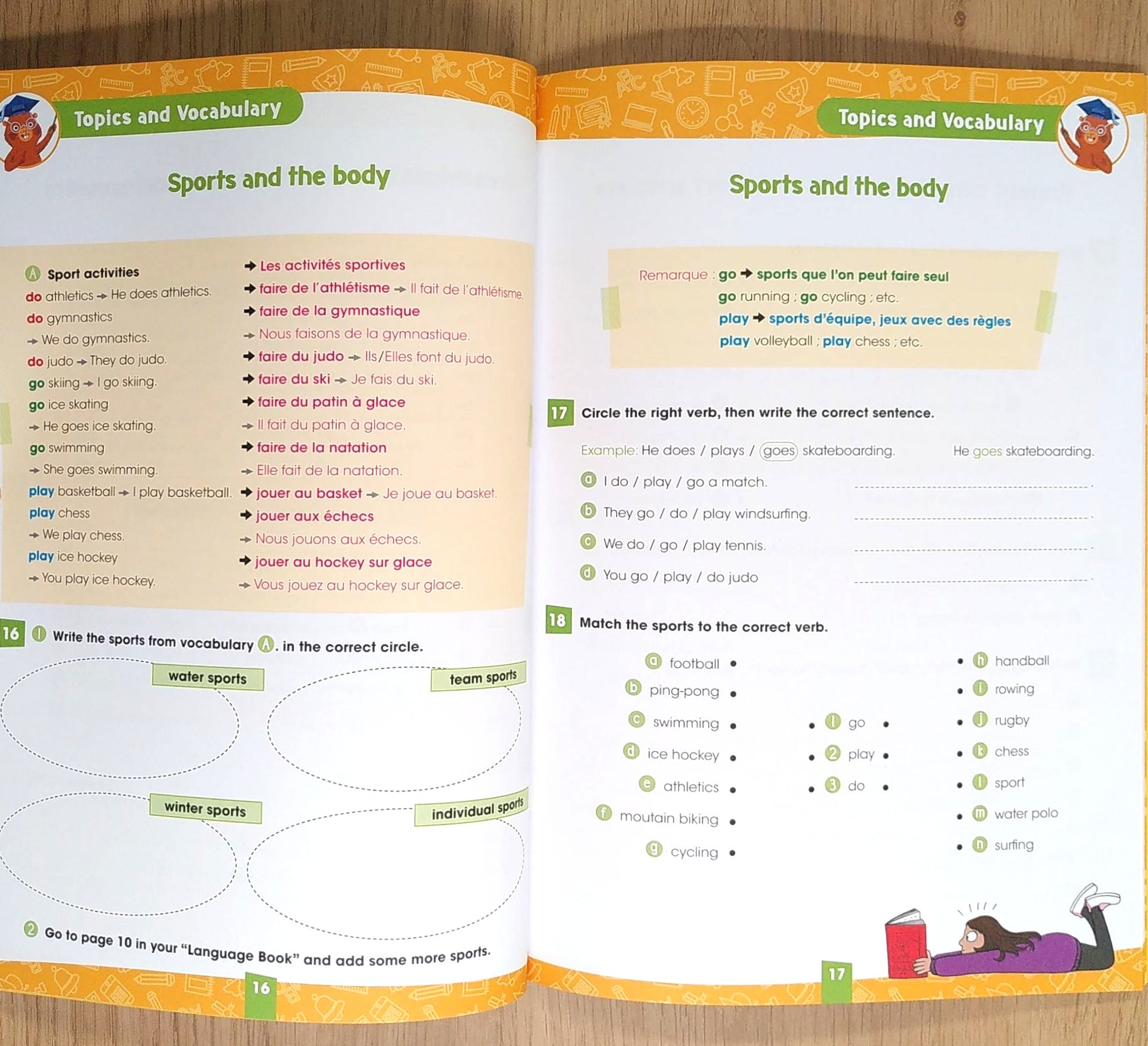 8ème HarmoS - Je progresse en anglais - A1, A2 Appuis scolaires La family shop