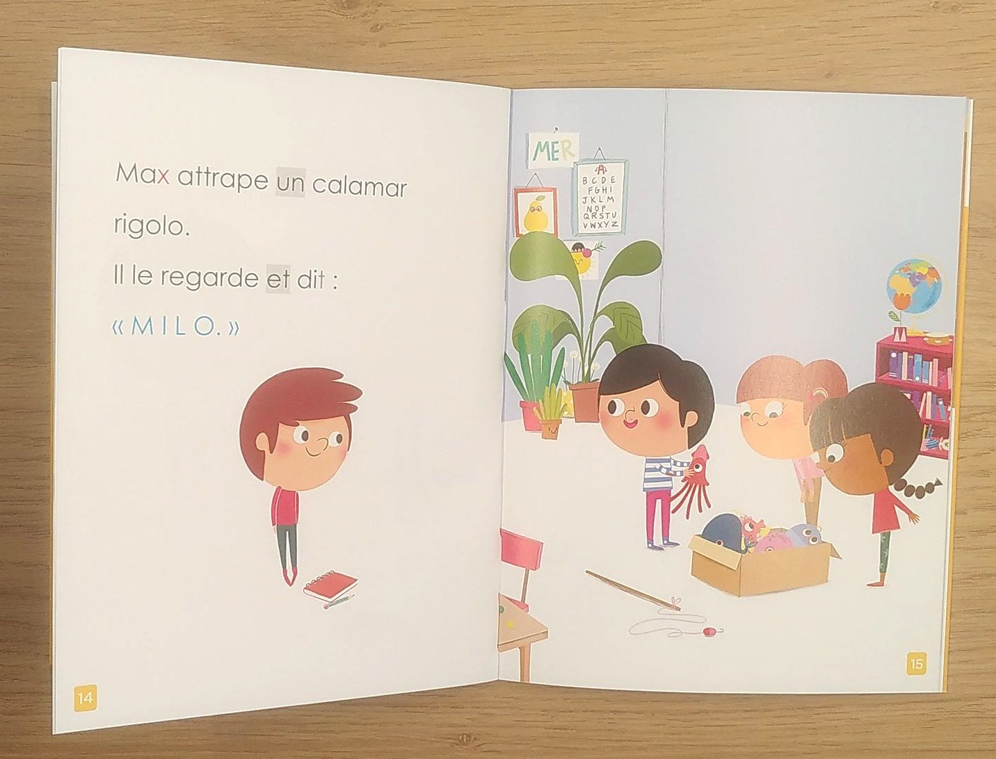 Moi je lis tout seul en début de 3ème Harmos : La pêche aux prénoms Livres OLF