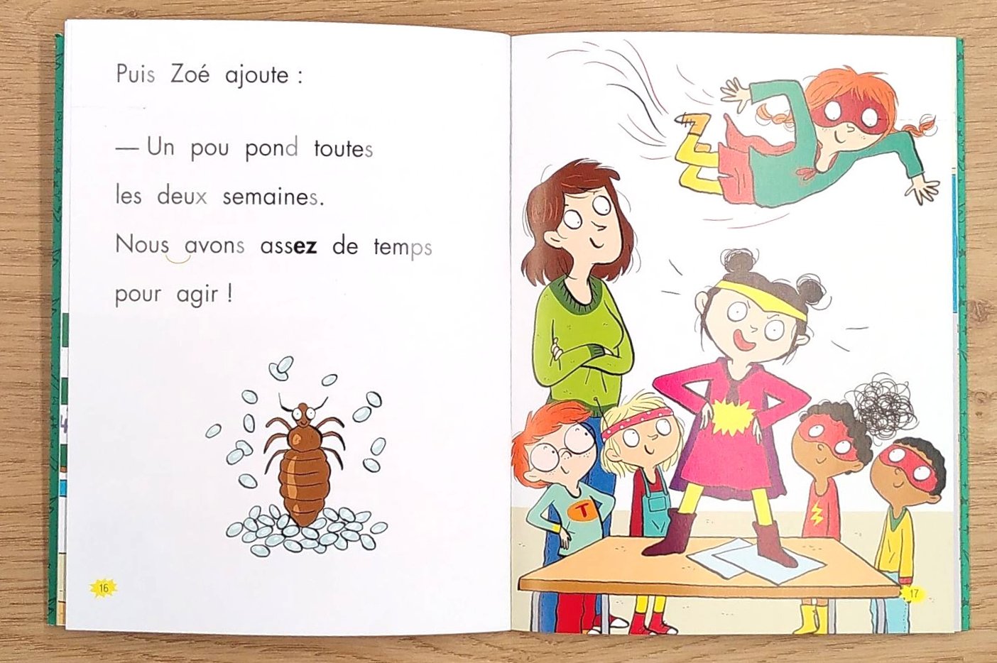 Les héros de la 3P - Attaque de Poux - Niveau 3 : 3ème HarmoS Livres La Family Shop