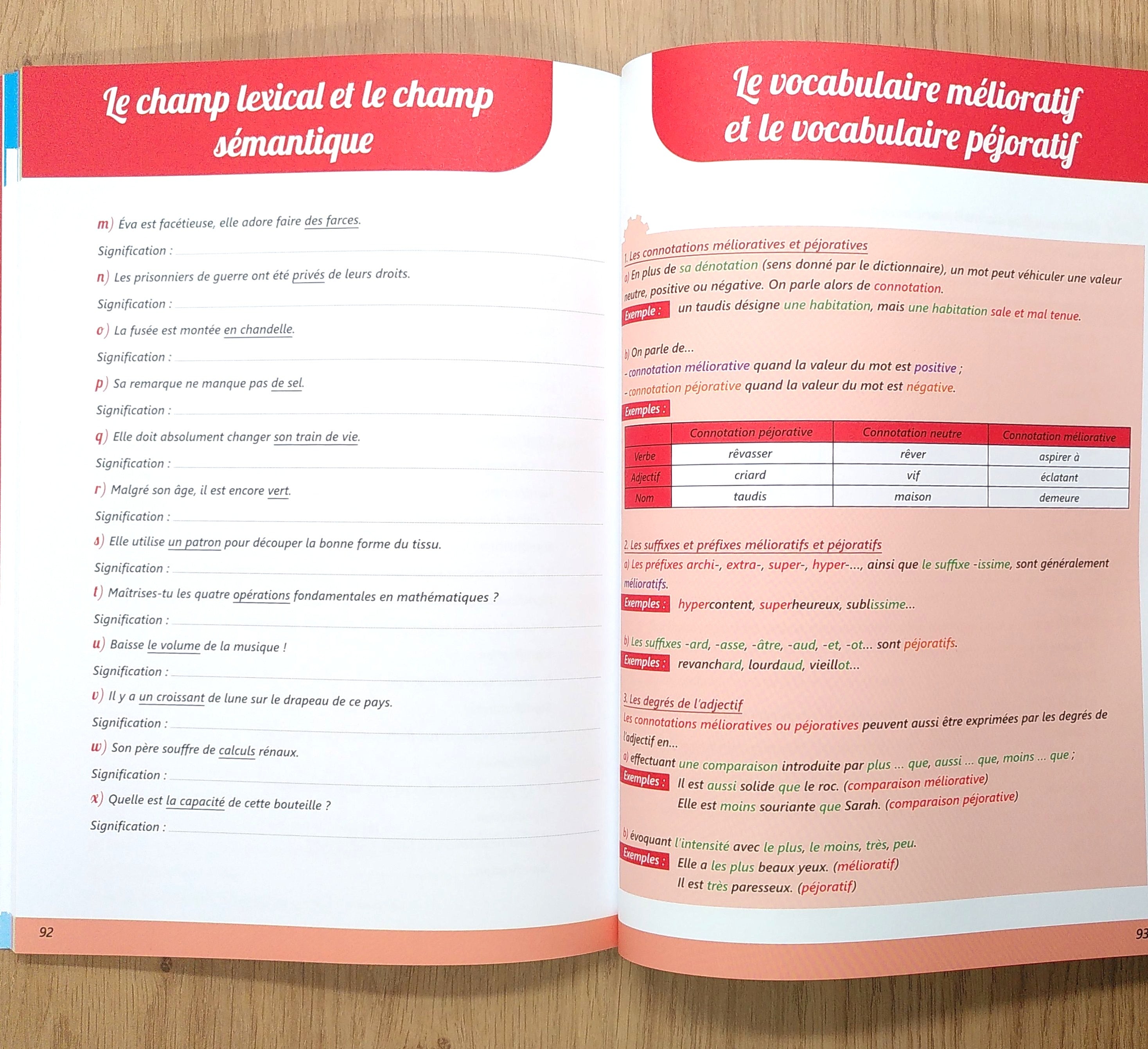 10P Harmos - Je progresse en français. Appuis scolaires OLF