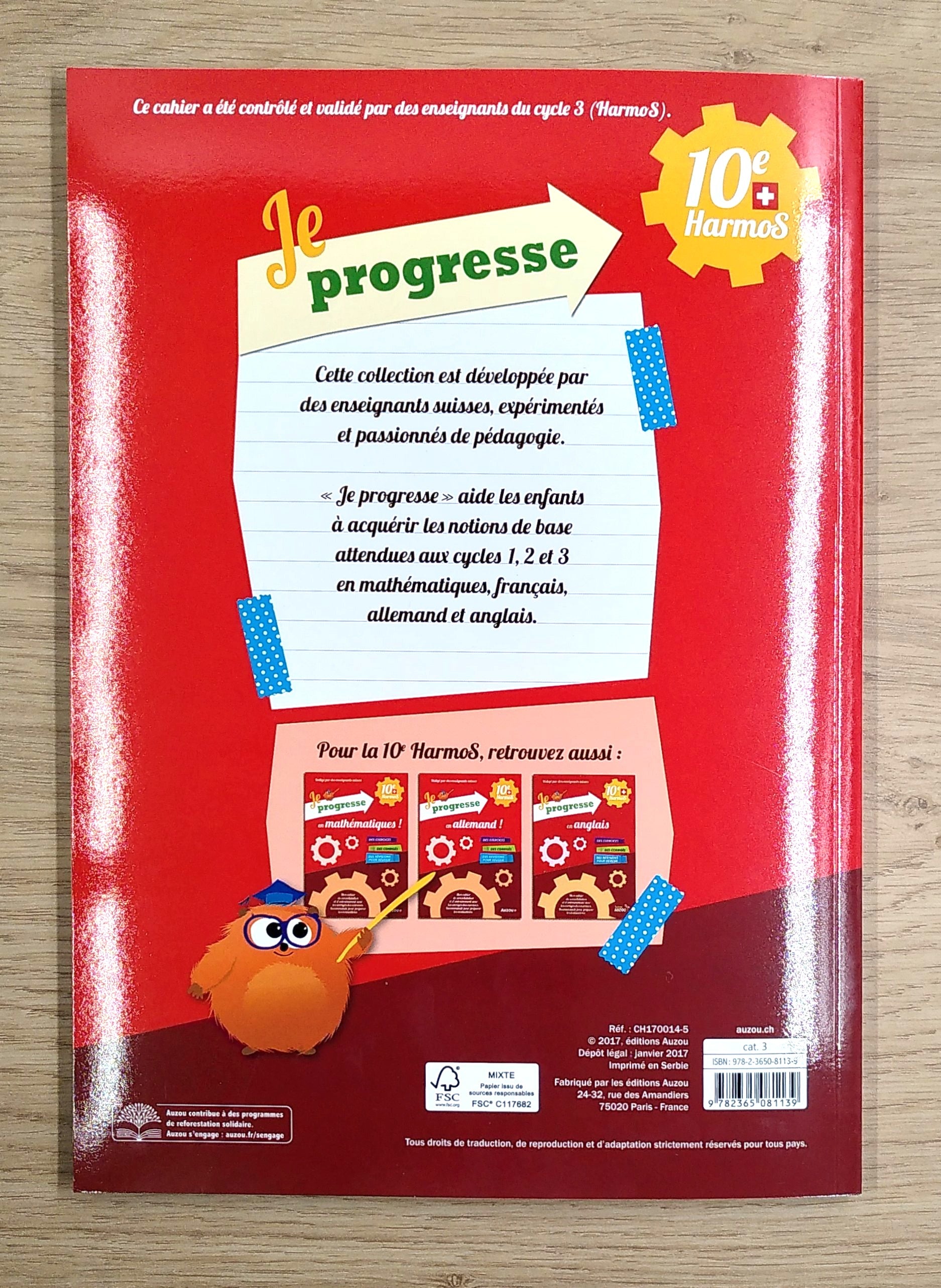 10P Harmos - Je progresse en français. Appuis scolaires OLF