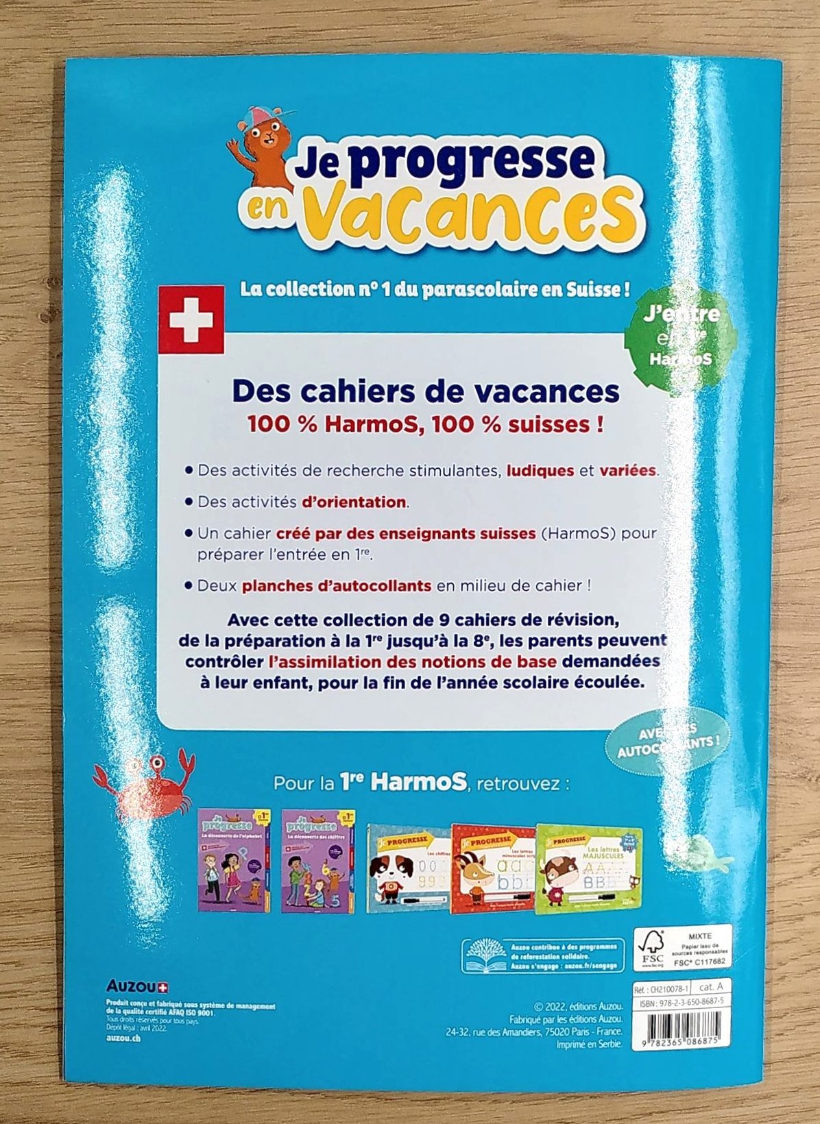 J'entre en 1ère HarmoS - Cahier de vacances Cahiers de vacances OLF