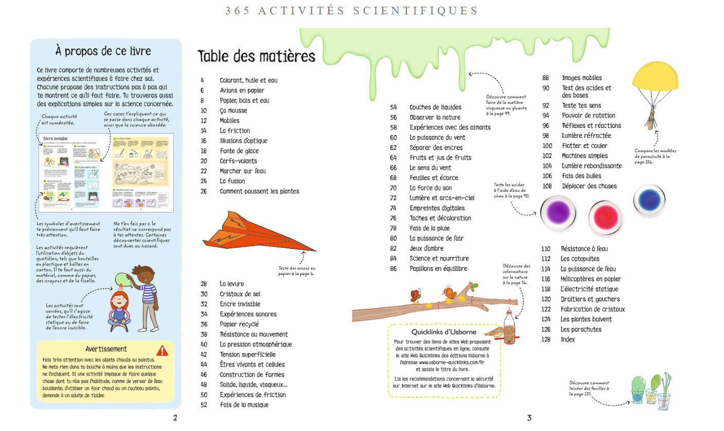 365 activités scientifiques pour enfants. Livres OLF