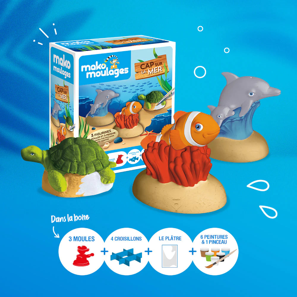 MAKO KIT 3 MOULES CAP SUR LA MER Jeux & loisirs créatifs Swissgames