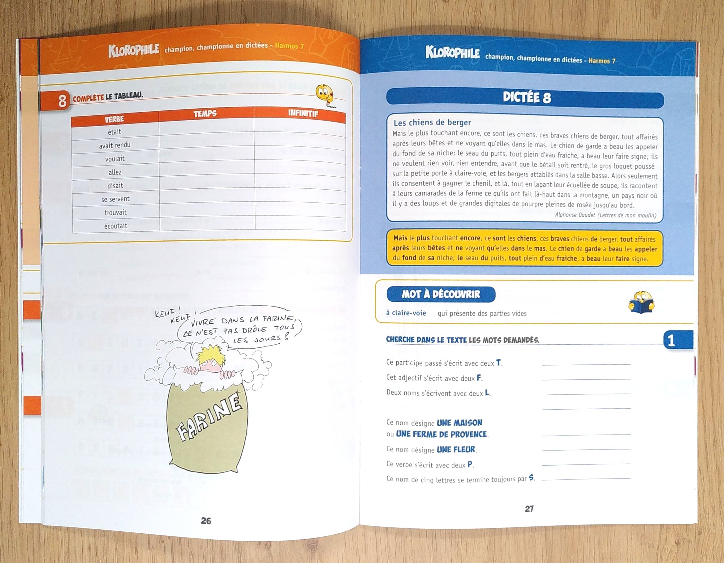 7P Harmos - Klorophile Dictées Appuis scolaires La family shop