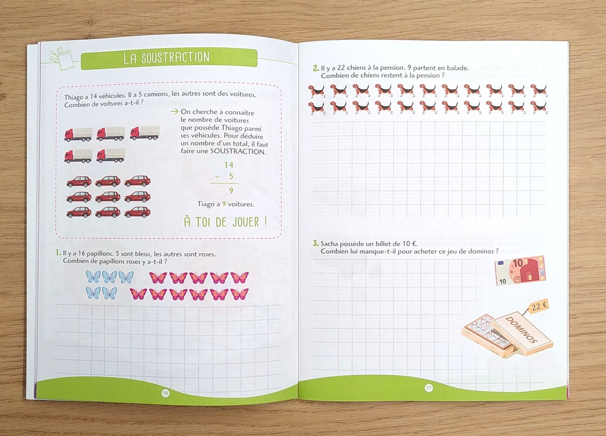 Problèmes de maths des petits génies : 7-8 ans - 5-6 et 7P Cahiers de jeux Larousse +1.-