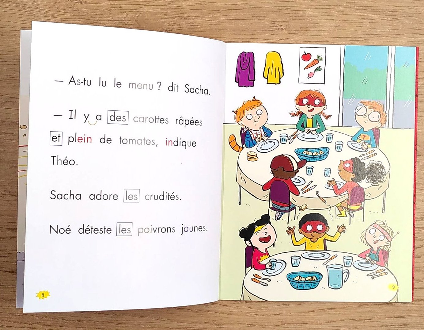 Les héros de la 3P : à table ! Niveau 2 Livres La Family Shop