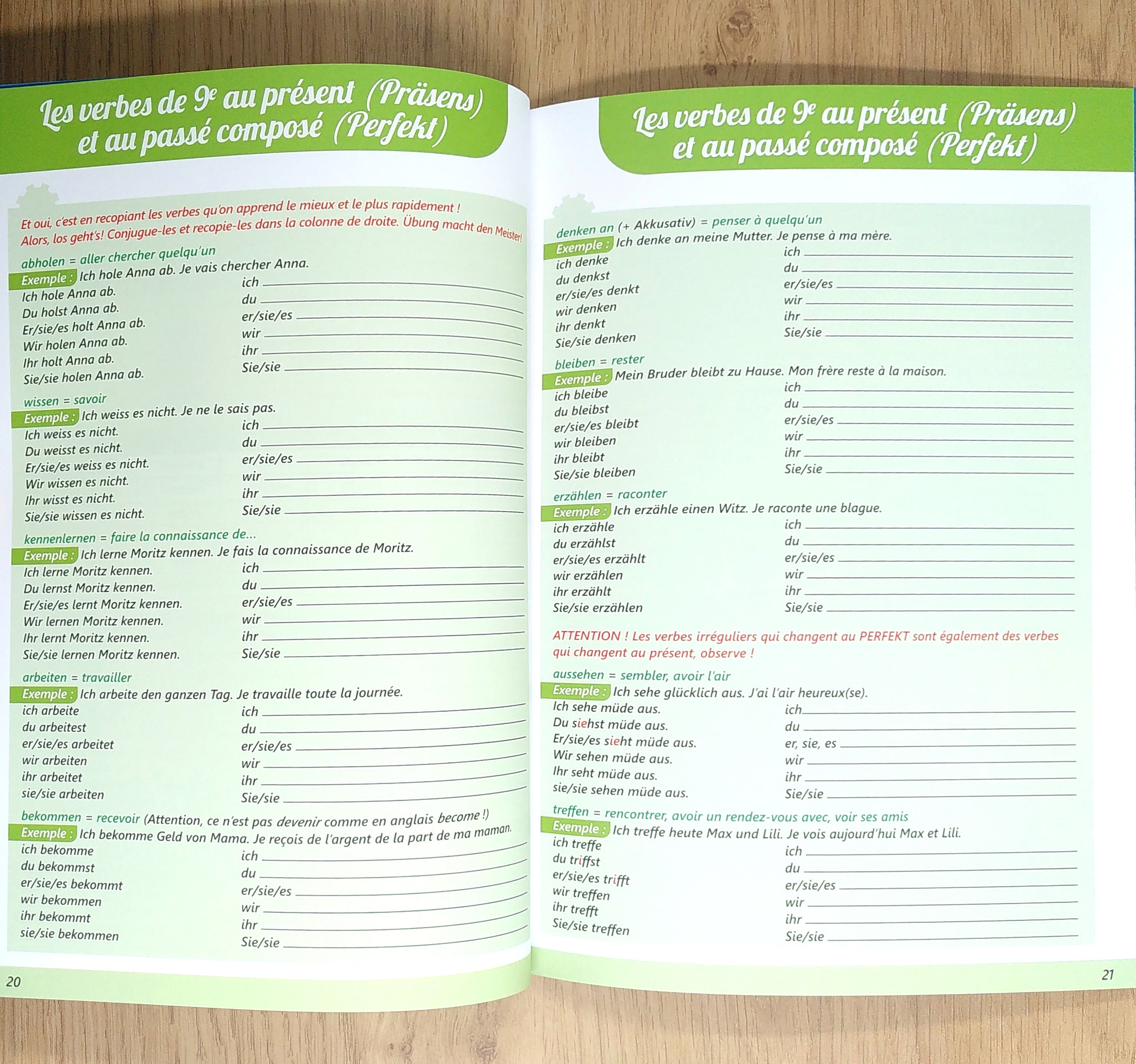 9ème Harmos - Je progresse en allemand Appuis scolaires La family shop