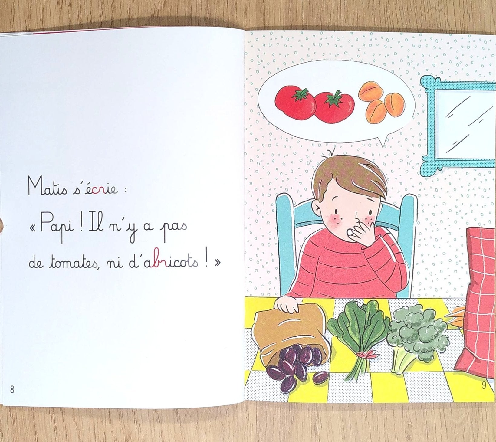 A la mer - Mes premières lectures Montessori - Lettres en lié (cursive) - N2 Montessori & Steiner La family shop
