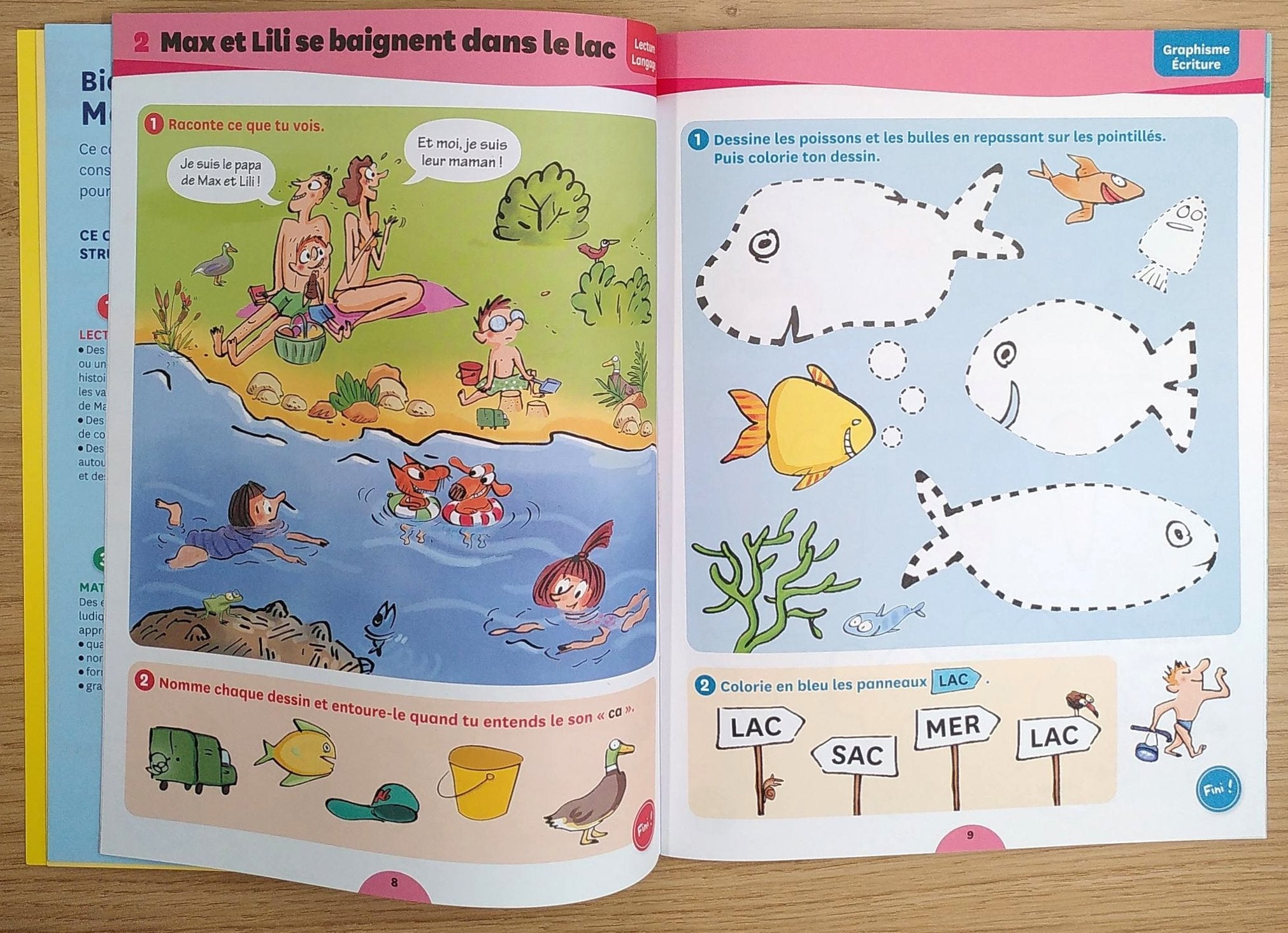 1ère Harmos vers la 2ème - Max et Lili t'accompagnent en vacances. Cahiers de vacances OLF