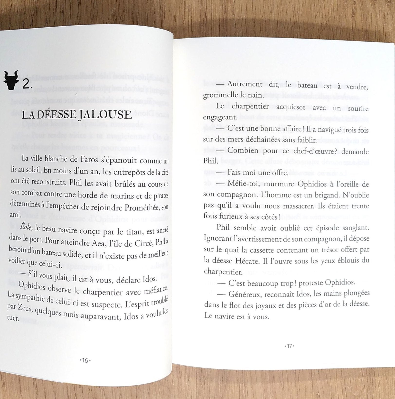 Les secrets de l'Olympe Tome 6 : Le labyrinthe du Minotaure - Grand Format Livres OLF