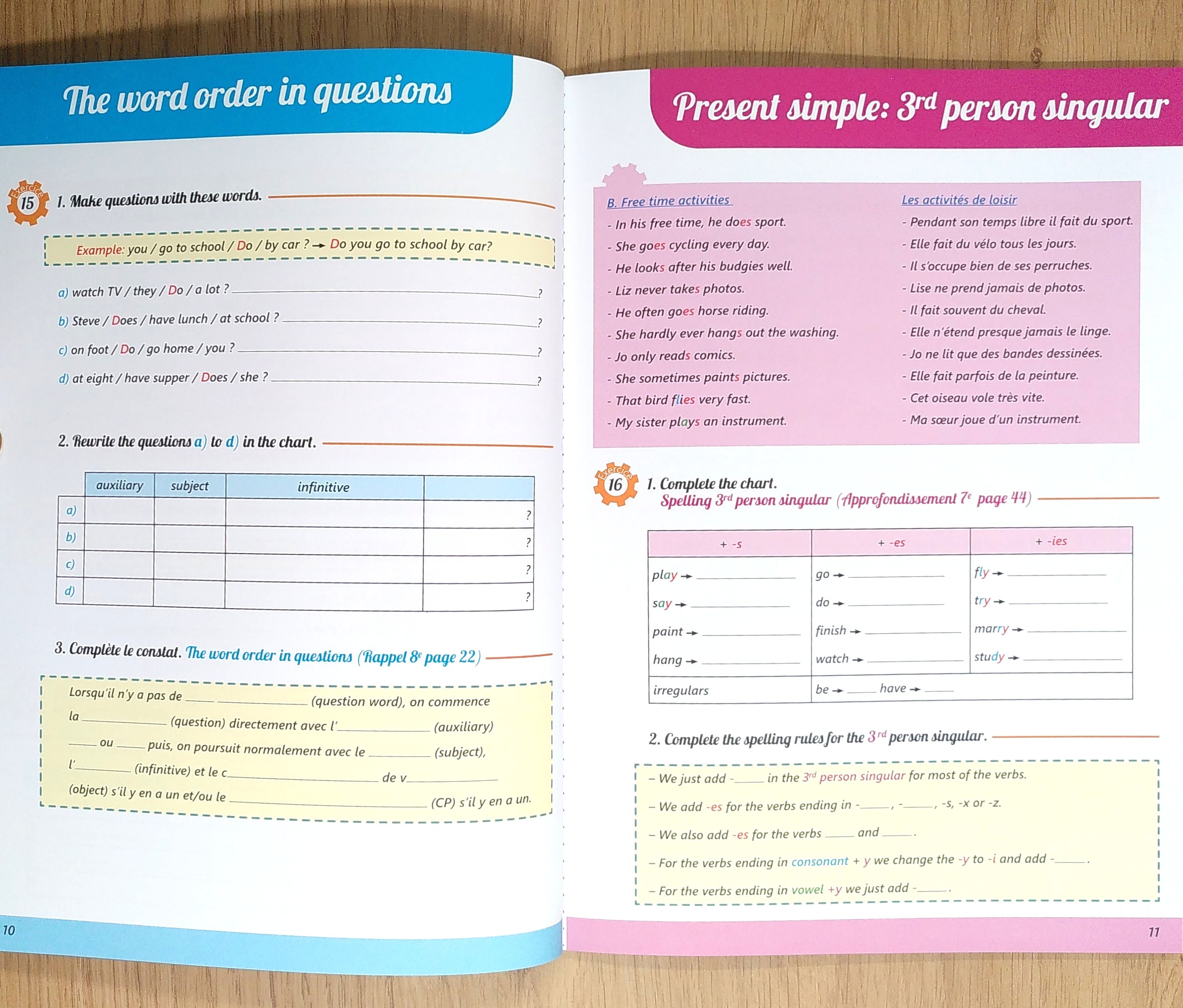 9ème HarmoS - Je progresse en Anglais Appuis scolaires La family shop