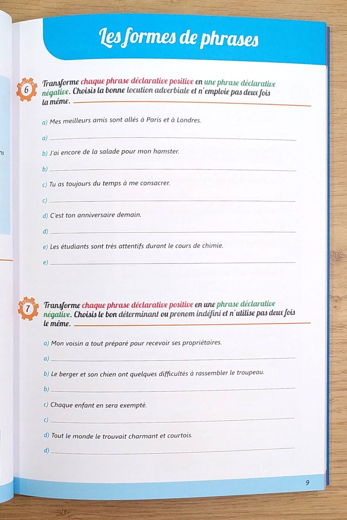 9ème HarmoS - Je progresse en Français Appuis scolaires La family shop