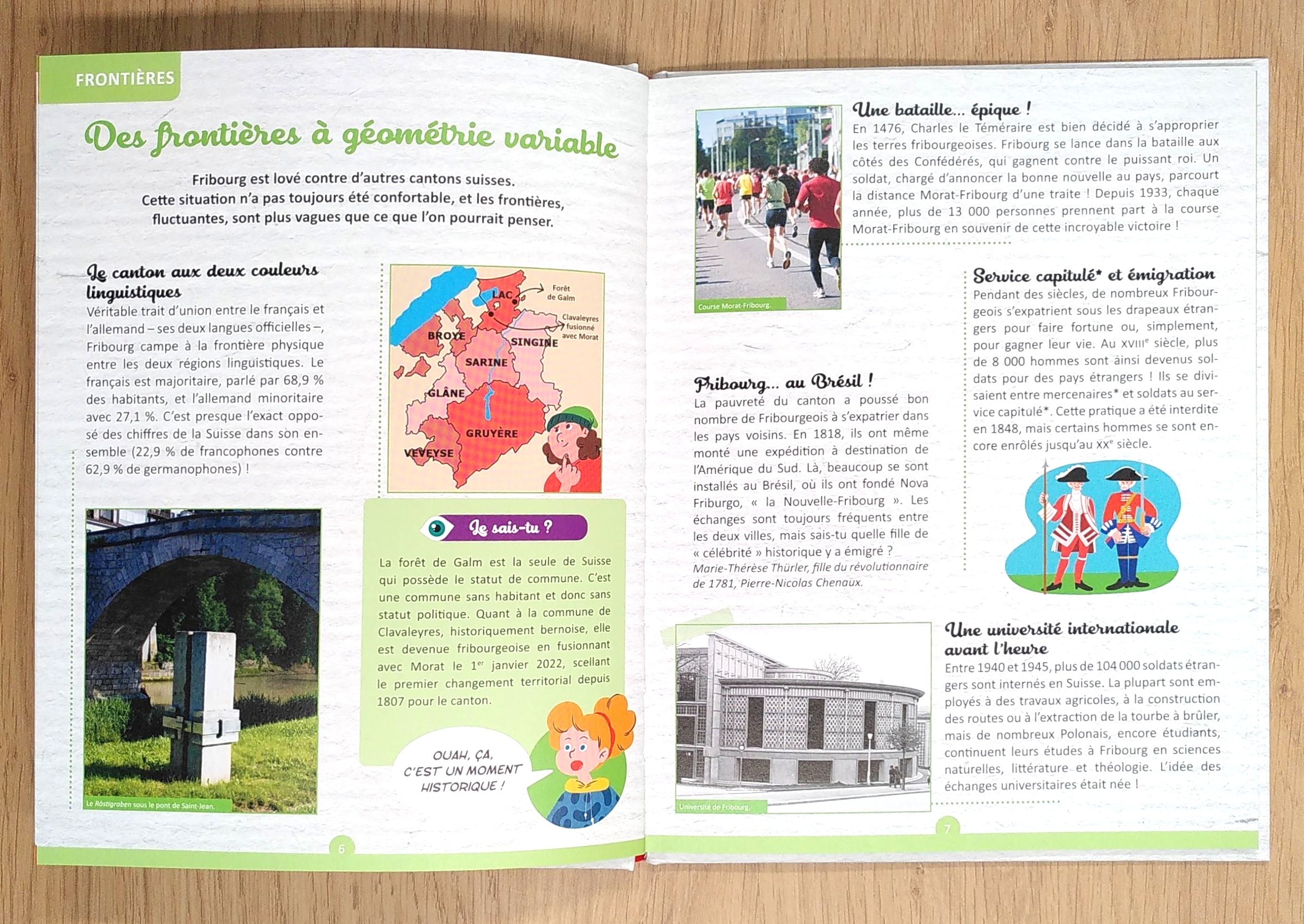 Mon petit atlas du canton de Fribourg - Dès 6 ans Livres Auzou - OLF