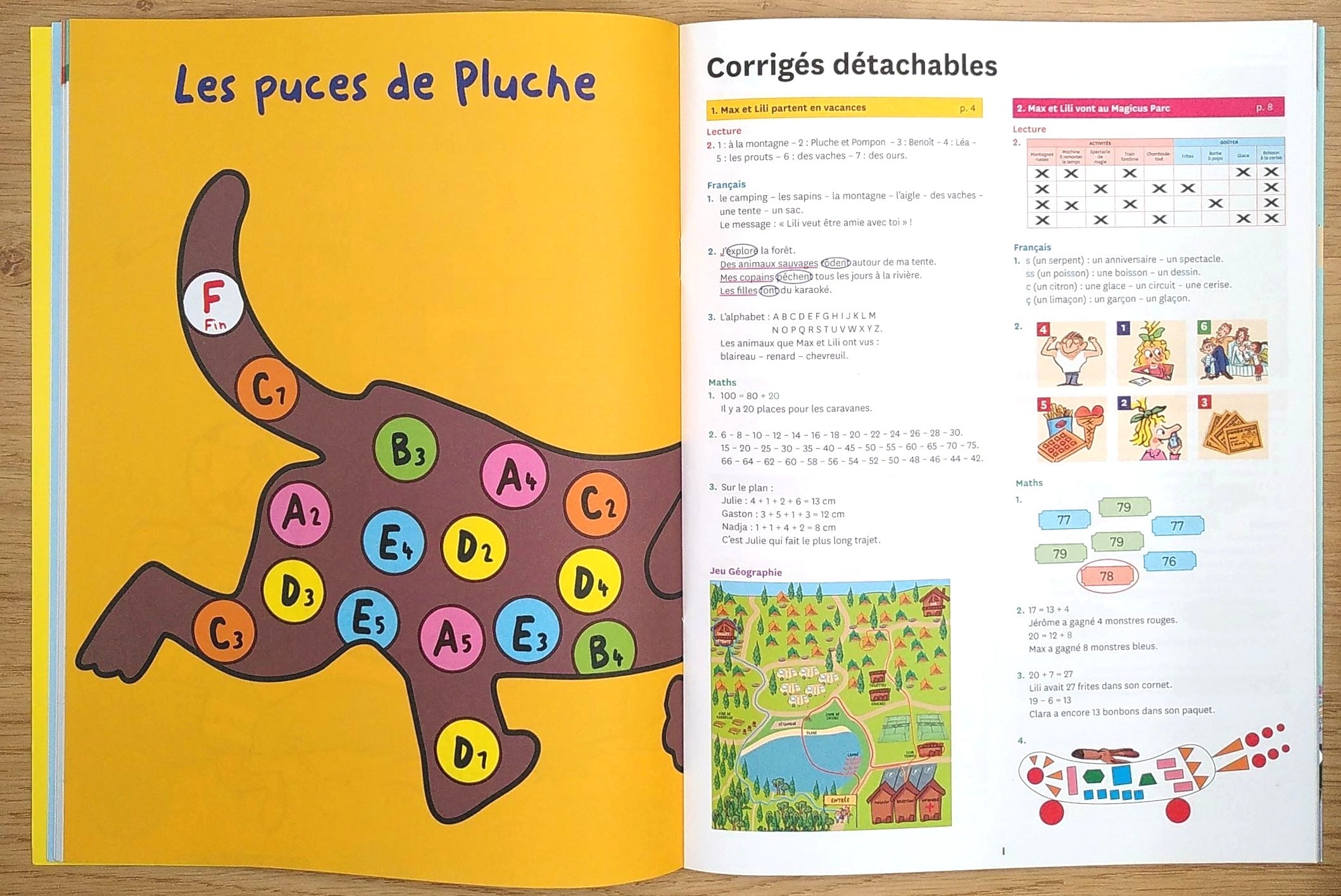 4ème Harmos - Cahier de vacances de Max et Lili Cahiers de vacances La family shop