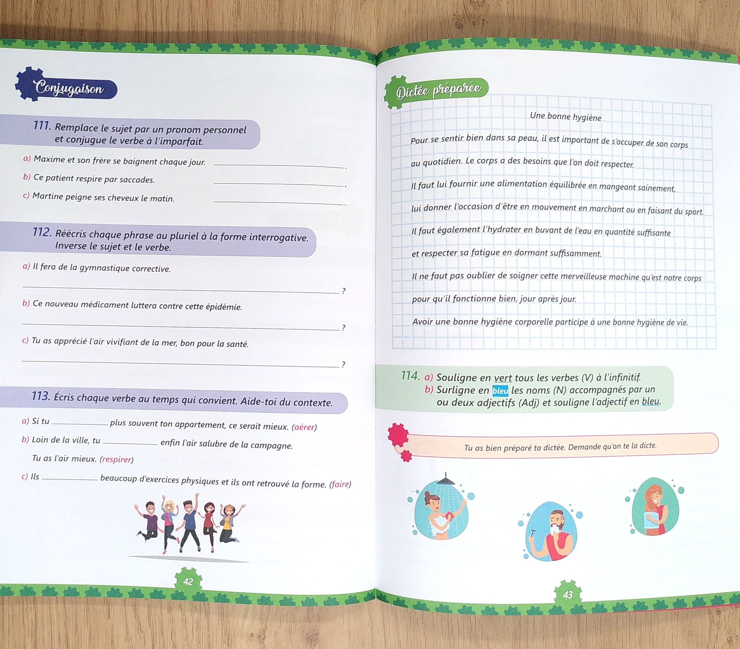 7ème HarmoS - Dictées - orthographe et conjugaison Appuis scolaires La family shop