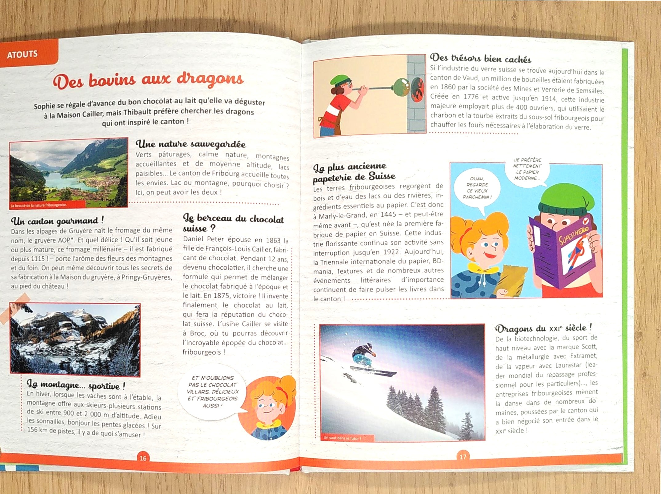 Mon petit atlas du canton de Fribourg - Dès 6 ans Livres Auzou - OLF