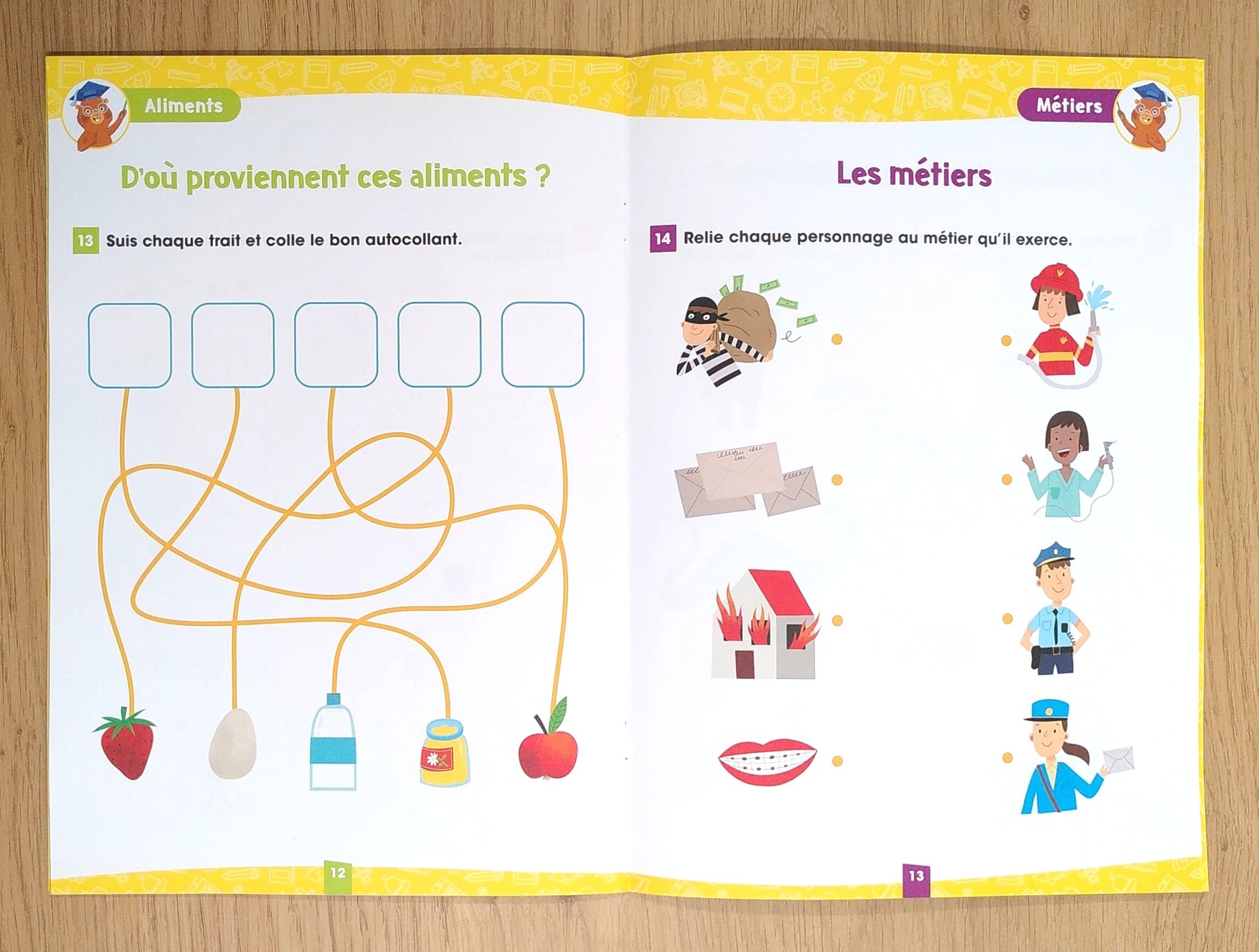 Mes premières activités - J'entre en 1ère HarmoS - Cahier Je Progresse Appuis scolaires La family shop