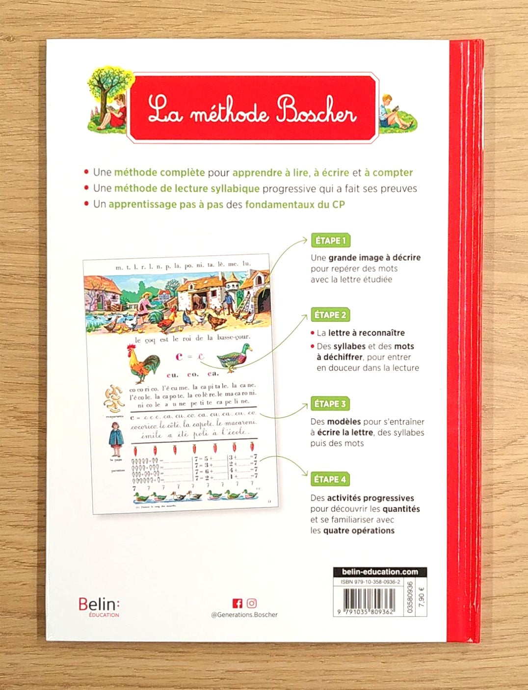 Méthode Boscher : lire, écrire, compter - 2ème et 3ème primaire Appuis scolaires La family shop