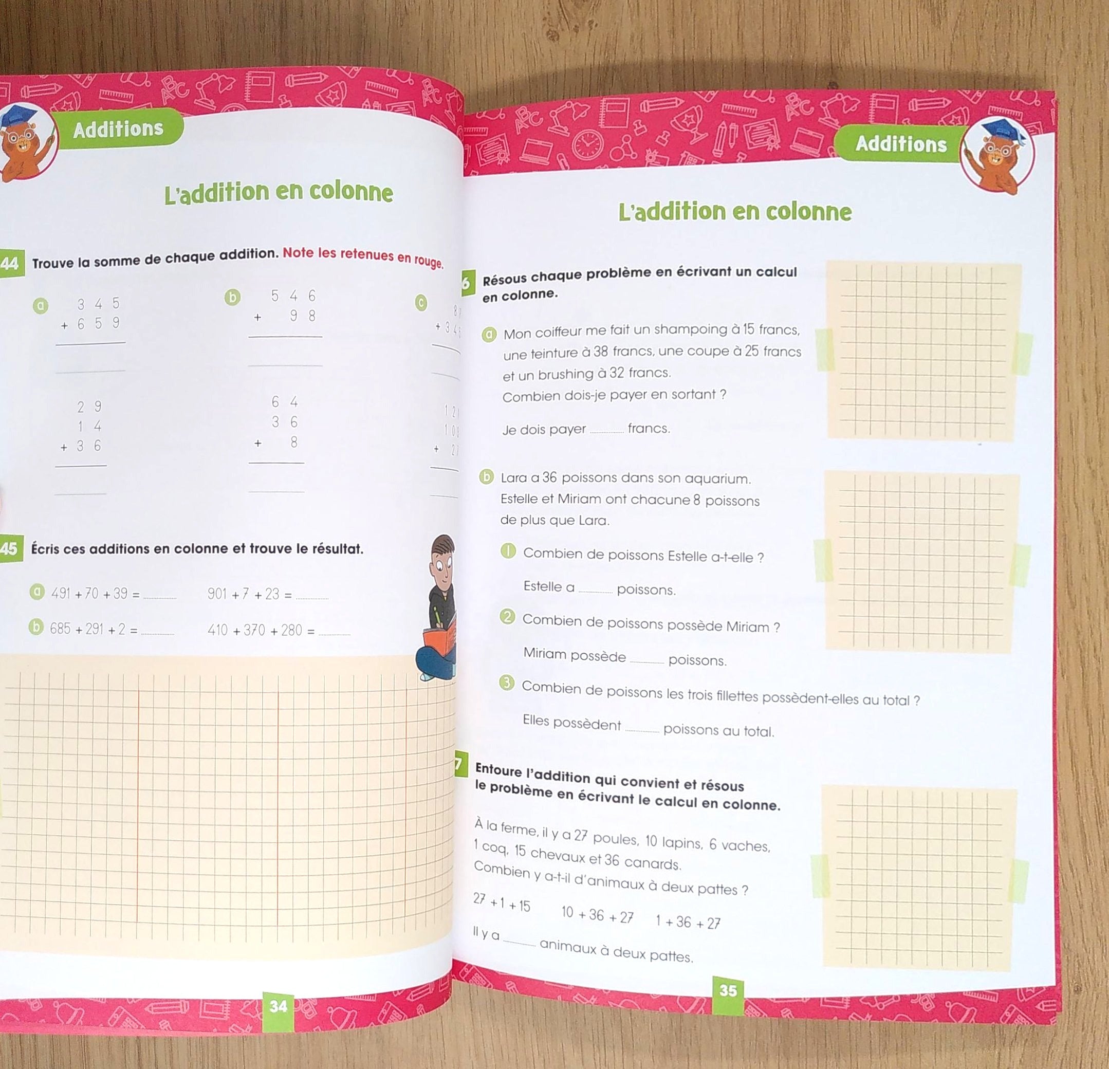 5e HarmoS - 5P - Je progresse en maths Appuis scolaires La Family Shop