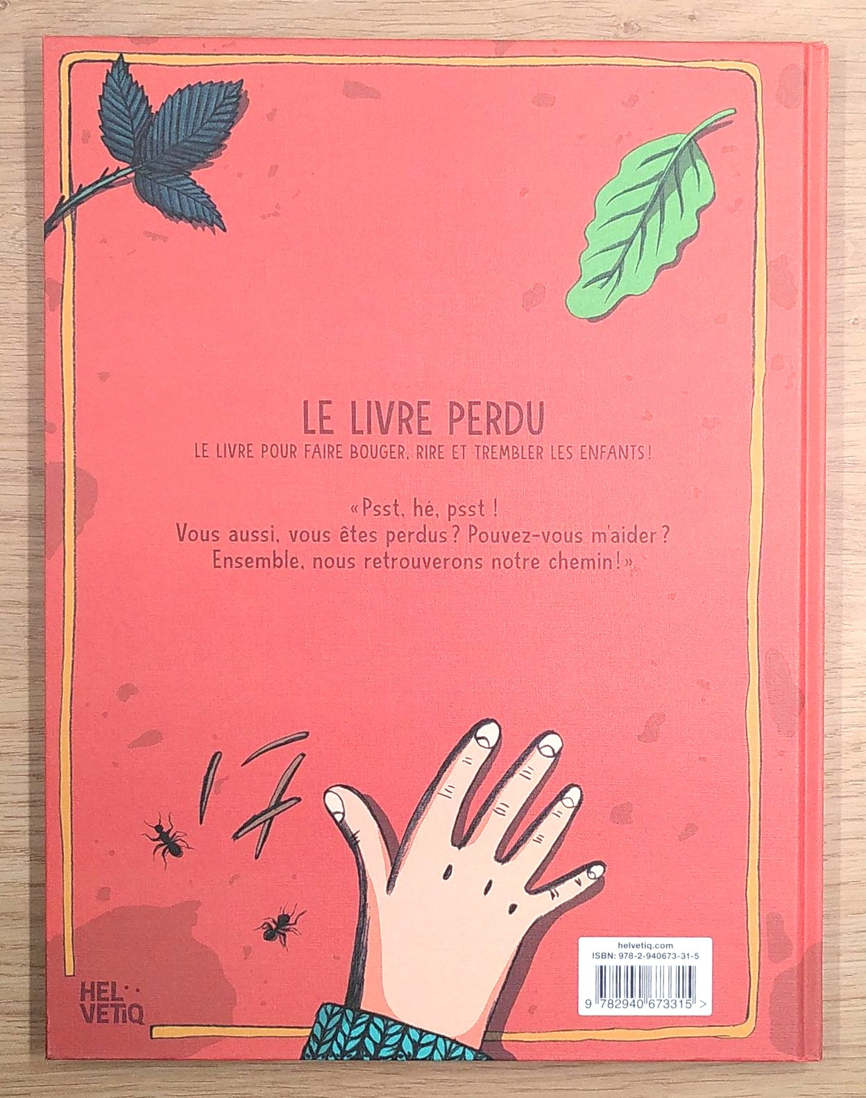 Le livre perdu - Livre sur la peur Livres OLF - Hervetiq
