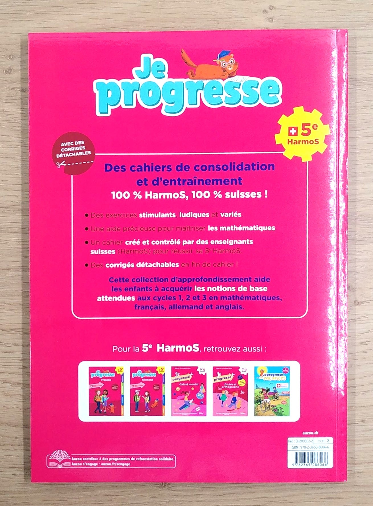 5e HarmoS - 5P - Je progresse en maths Appuis scolaires La Family Shop