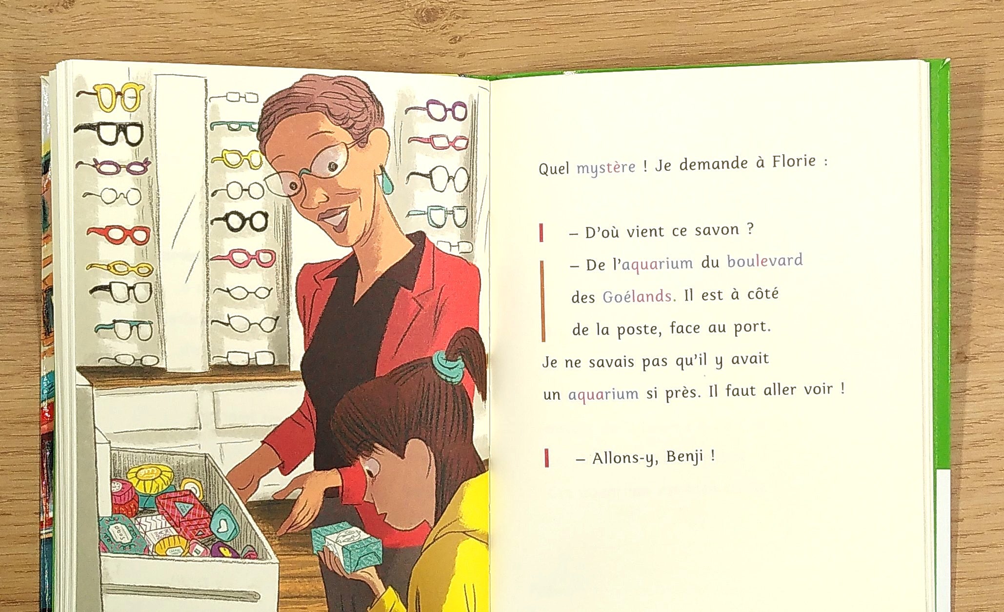 Les aventures d'Anouk et Benji Dyslexie et concentration La family shop
