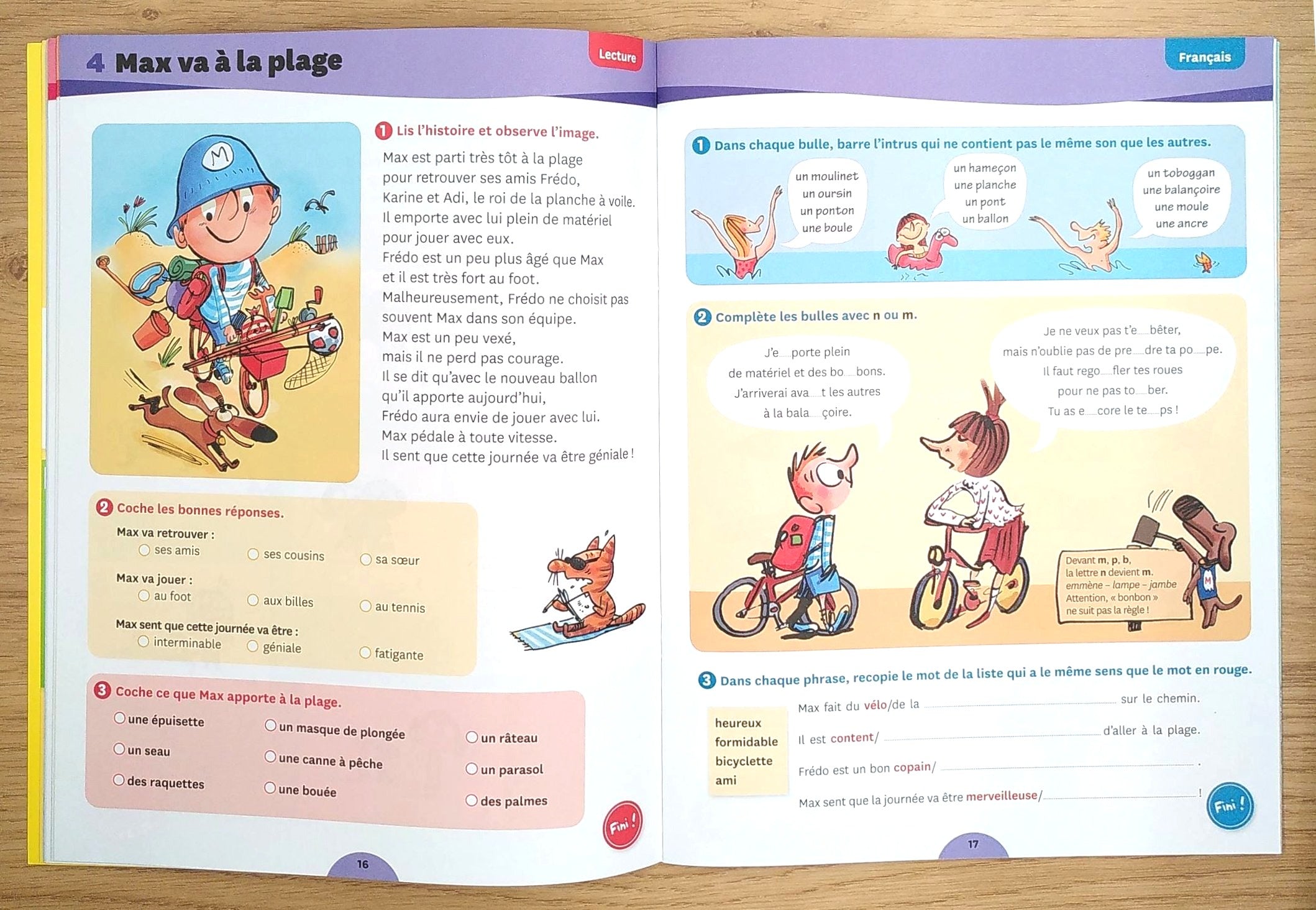 3ème Harmos - Max et lili t'accompagnent en vacances Cahiers de vacances OLF