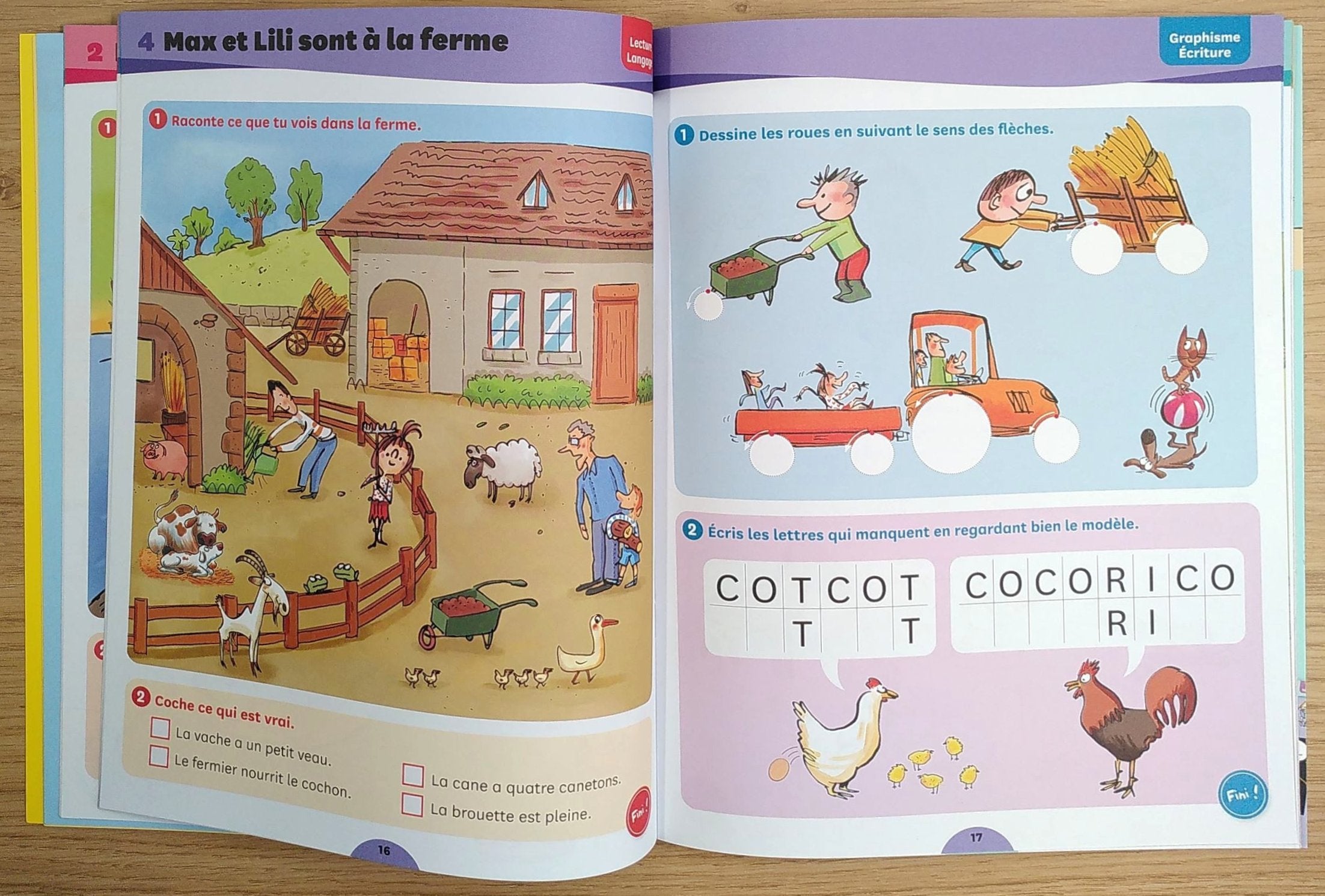 1ère Harmos vers la 2ème - Max et Lili t'accompagnent en vacances. Cahiers de vacances OLF